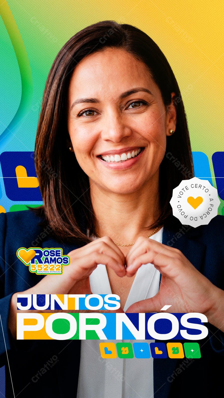 Post Instagram Campanha Política Eleições PSD Editável