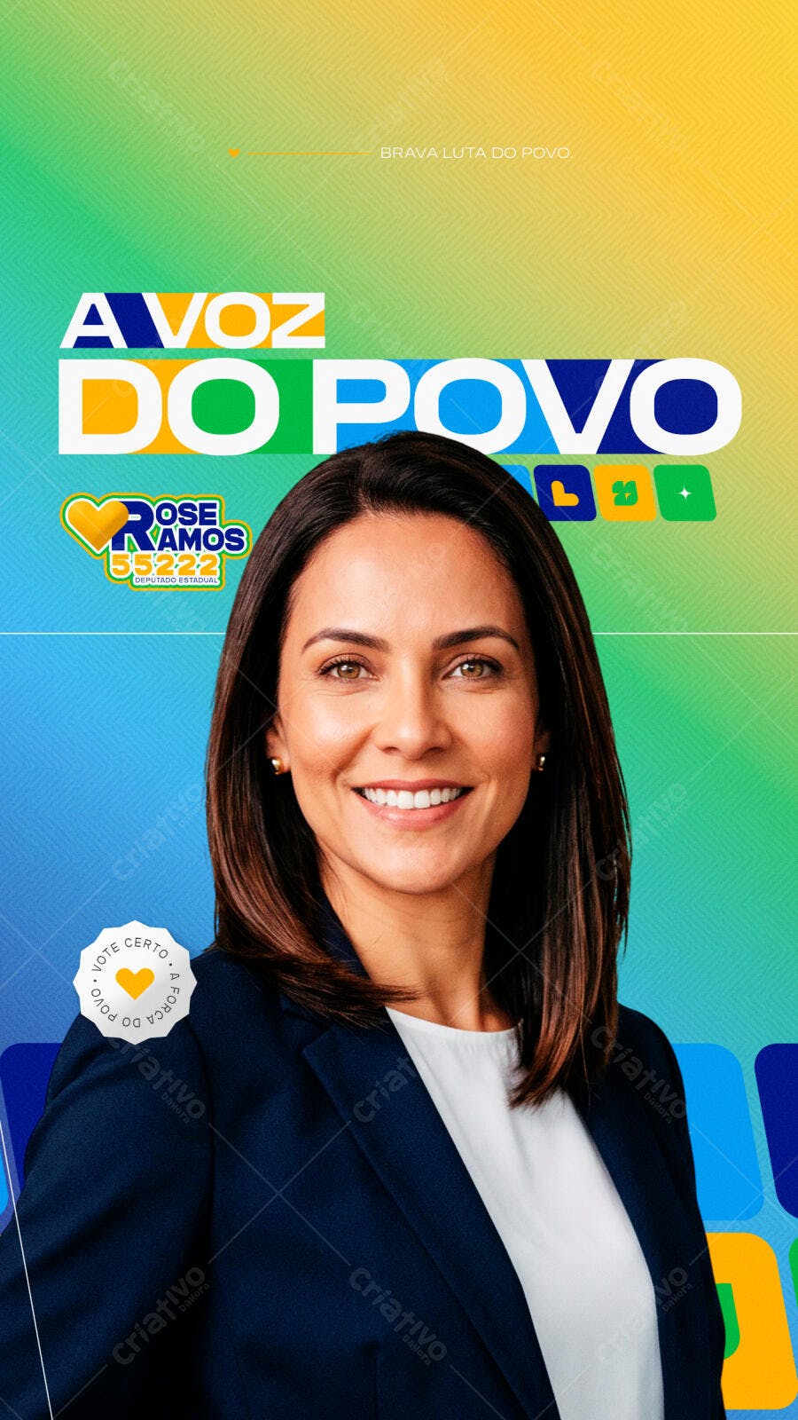 Post Instagram Eleições Política Candidata PSD Editável