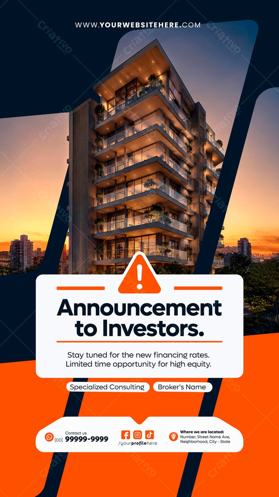 Story Imobiliário Investidores Imóveis PSD Editável