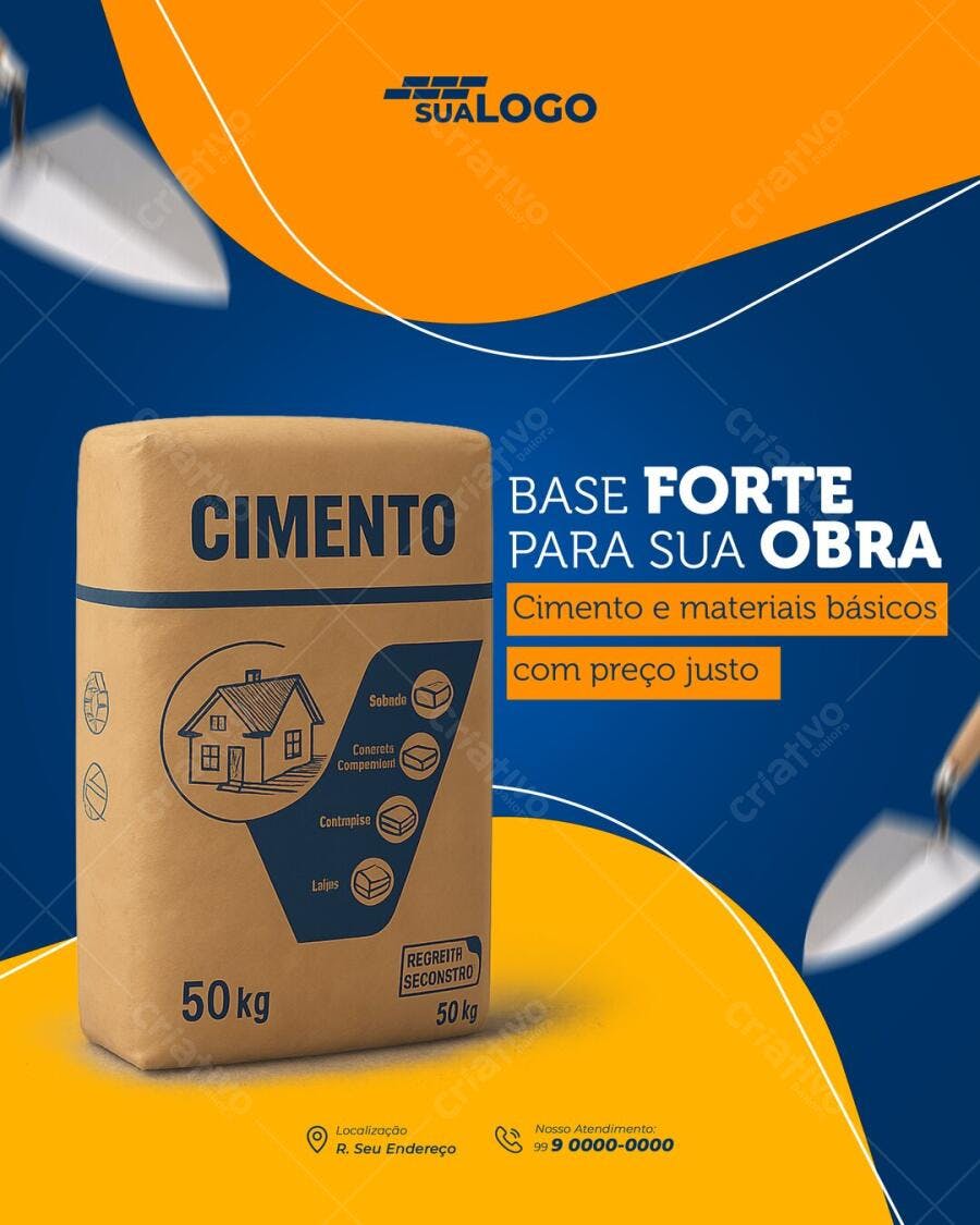 PSD Loja de Contruções Cimento