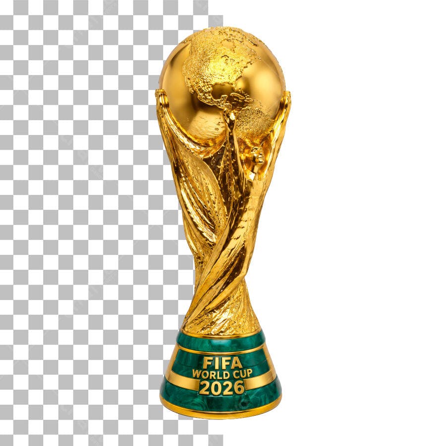 TAÇA DA COPA DO MUNDO 2026 PSD EDITÁVEL