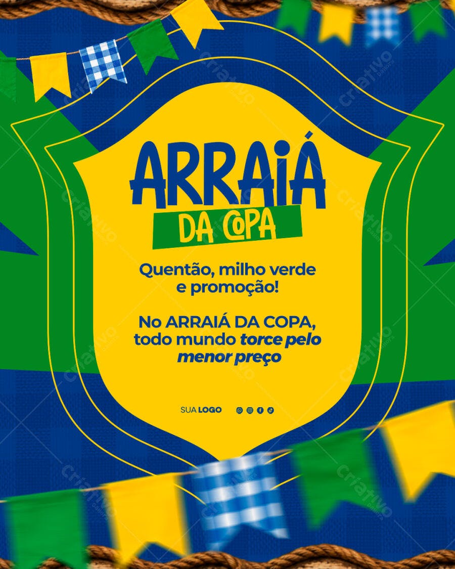 ARRAIÁ DA COPA DO MUNDO FUTEBOL BRASIL