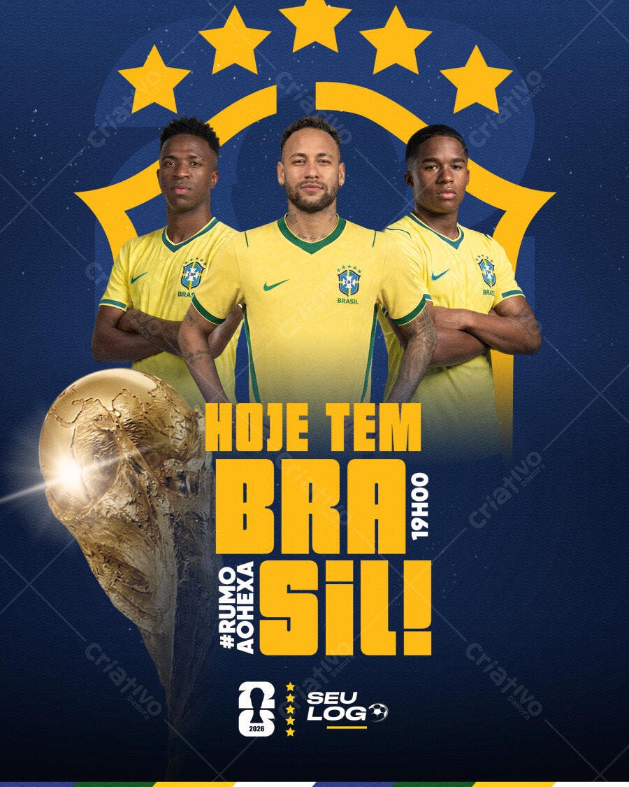 HOJE TEM JOGO DO BRASIL RUMO AO HEXA FEED