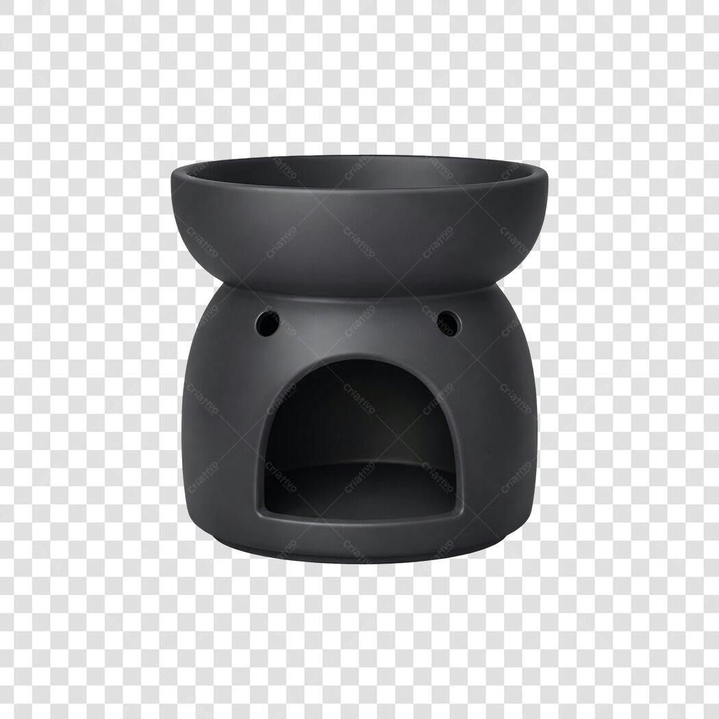 Elemento 3D Difusor Aromatizador Óleos Essenciais PNG Fundo Transparente