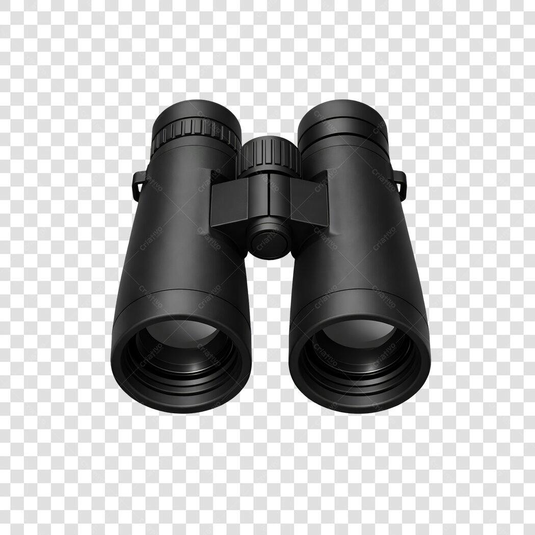 Foto Recortada Binóculos Pretos PNG Fundo Transparente