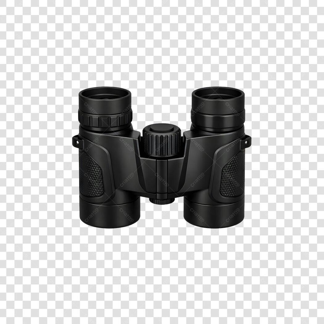Foto Recortada Binóculos Pretos PNG Fundo Transparente