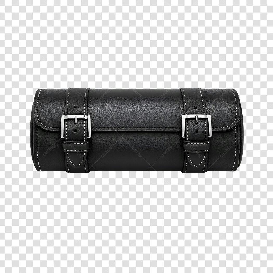 Foto Recortada Bolsa de Ferramentas Moto Preta PNG Fundo Transparente