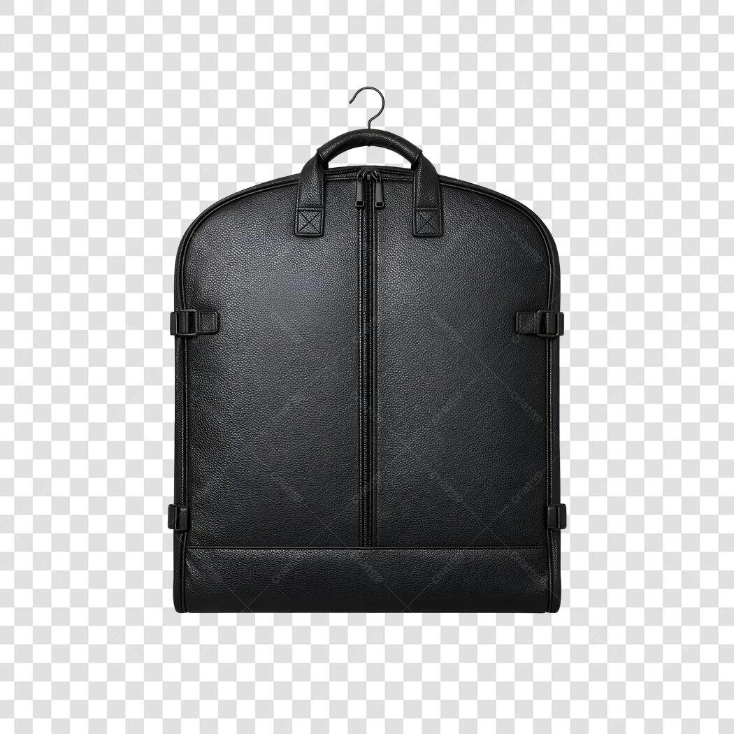 Foto Recortada Capa de Terno Preta PNG Fundo Transparente