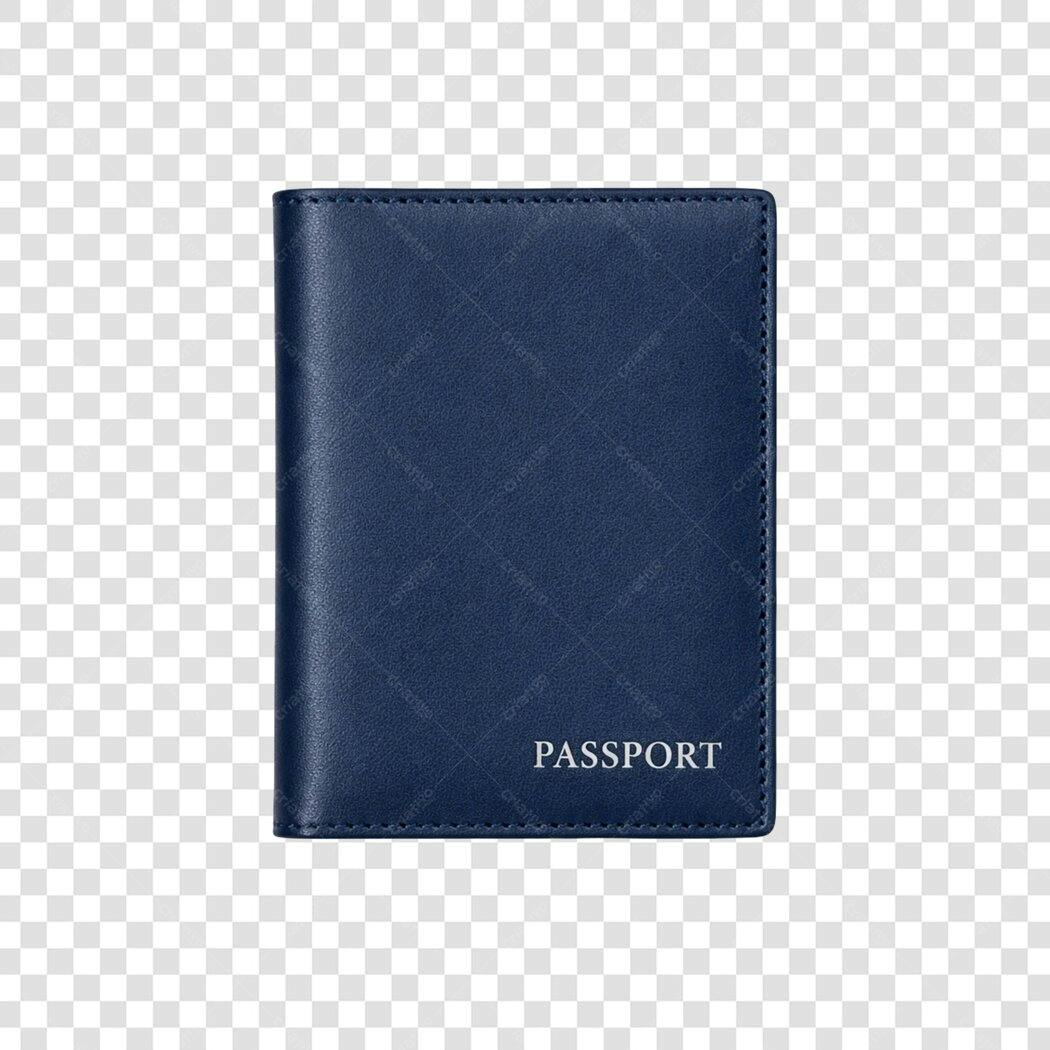 Foto Recortada Capa Passaporte Azul Viagem PNG Fundo Transparente