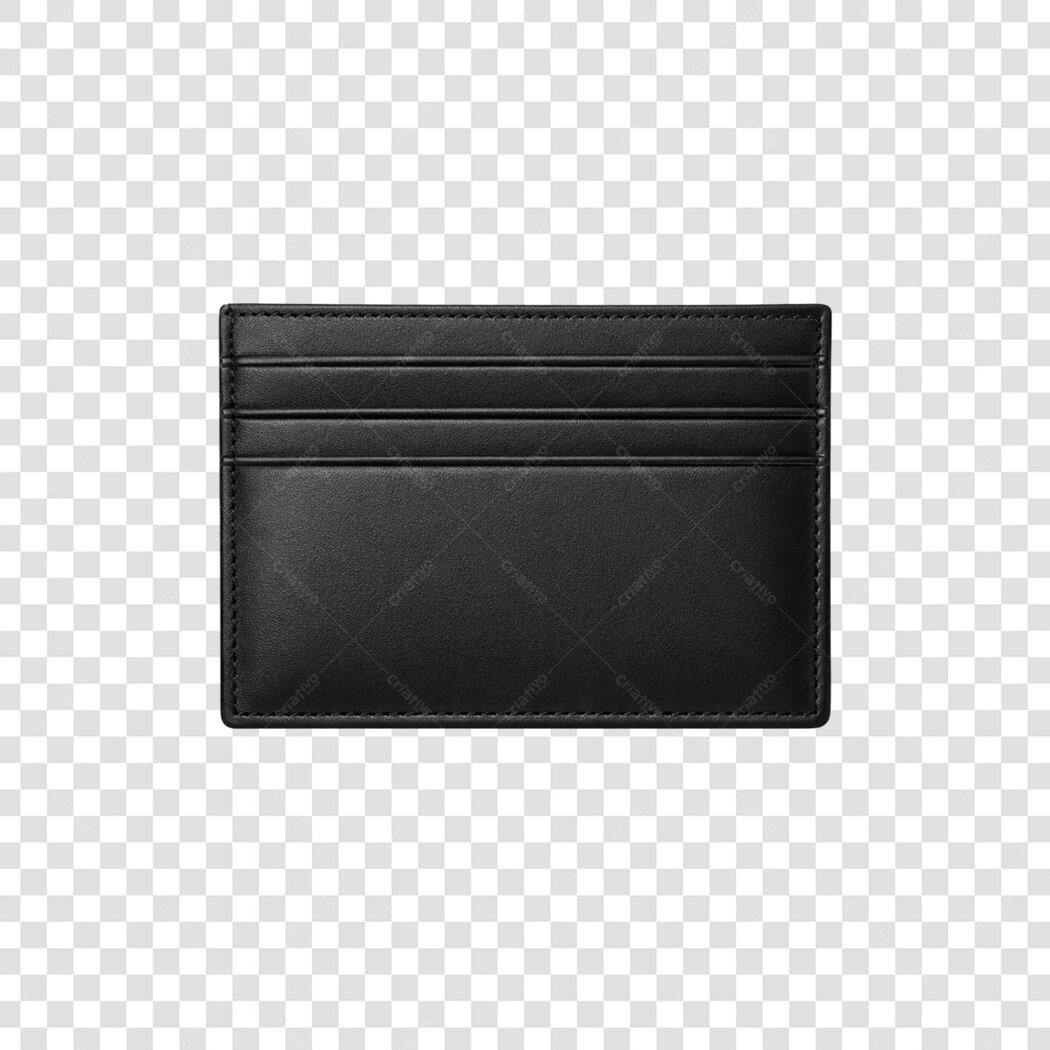 Foto Recortada Carteira Masculina Preta PNG Fundo Transparente