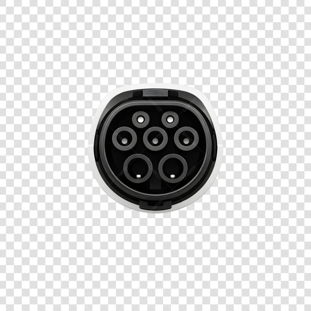 Foto Recortada Conector Carregador Carro Elétrico PNG Fundo Transparente