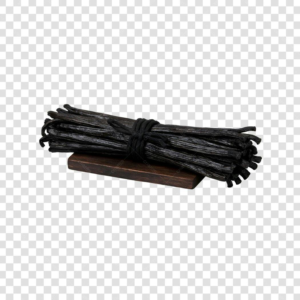 Foto Recortada Favas de Baunilha Culinária PNG Fundo Transparente