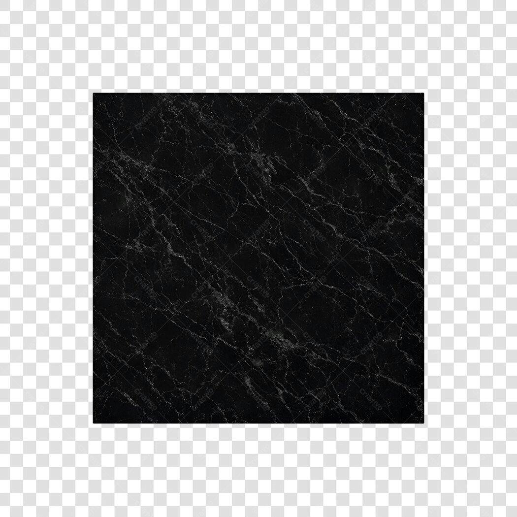 Foto Recortada Mármore Preto Textura Realista PNG Fundo Transparente