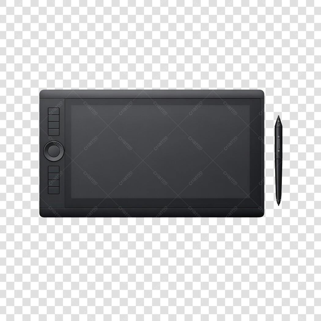 Foto Recortada Mesa Digitalizadora Caneta PNG Fundo Transparente