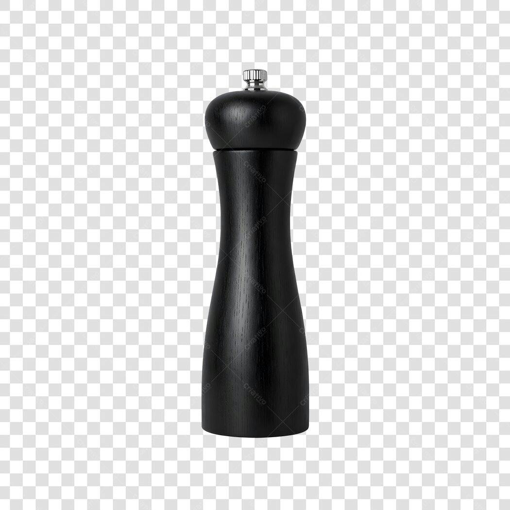 Foto Recortada Moedor de Pimenta Preto PNG Fundo Transparente