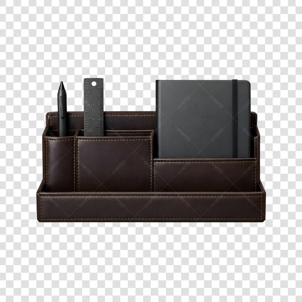 Foto Recortada Organizador Mesa Escritório PNG Fundo Transparente