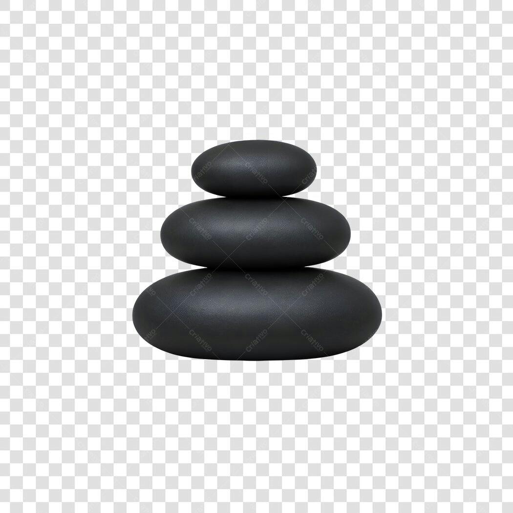 Foto Recortada Pedras Empilhadas Zen Spa PNG Fundo Transparente