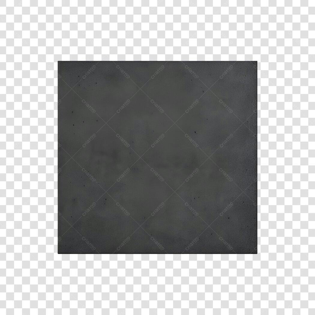 Textura Concreto Cimento Escuro Quadrado PNG Fundo Transparente