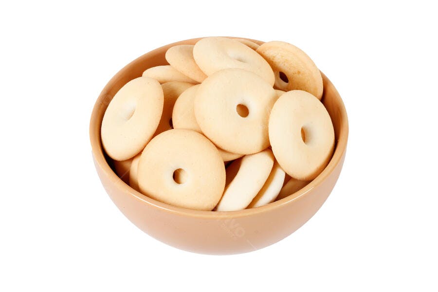 Foto Biscoito de Polvilho Doce Tigela Branca Estúdio