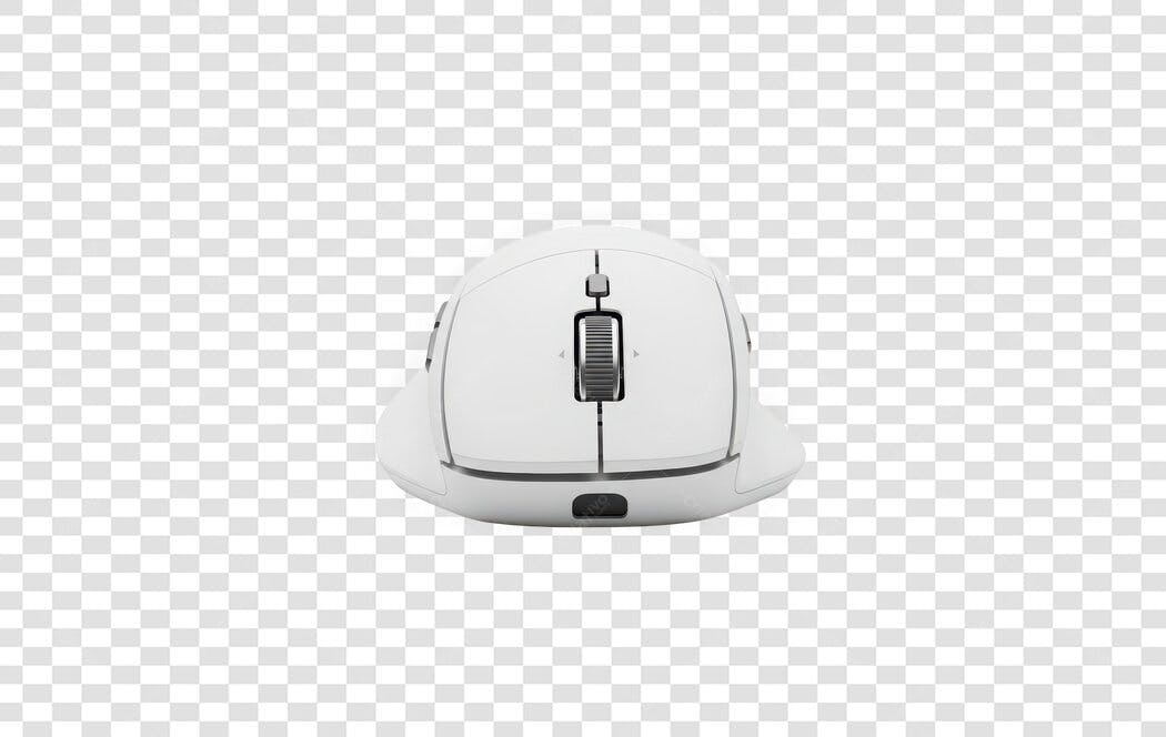 Foto Recortada Mouse Branco Sem Fio PNG Fundo Transparente