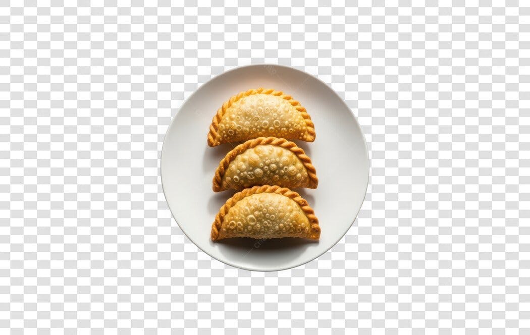 Foto Recortada Pasteizinhos Salgados Fritos PNG Fundo Transparente