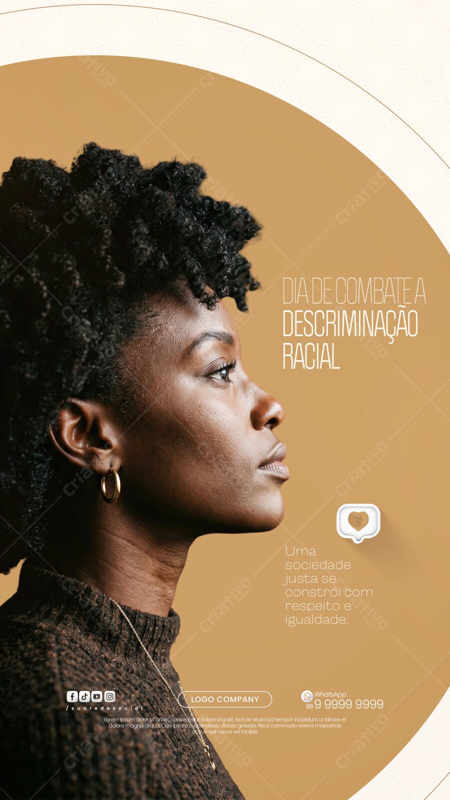 Story Dia da Consciência Negra Novembro PSD Editável