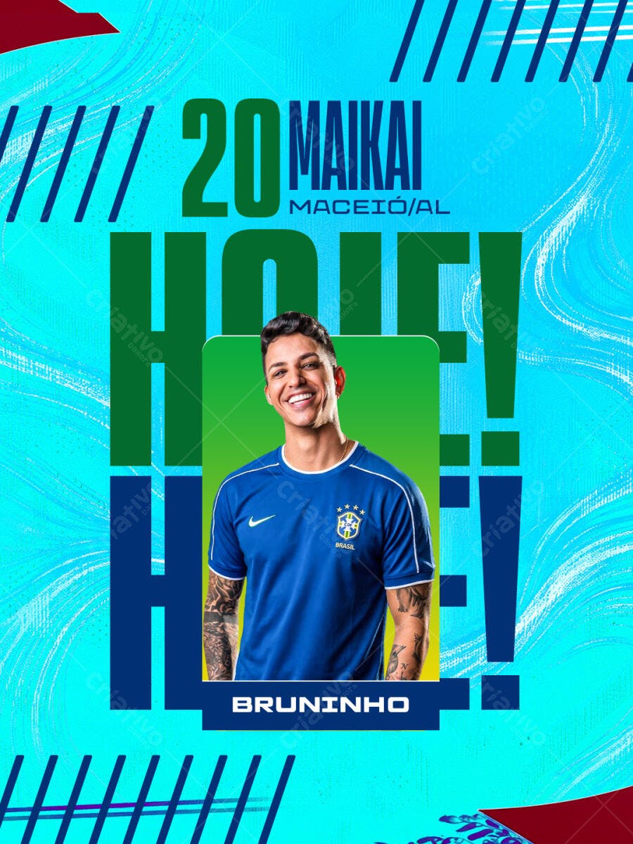 Post Instagram Evento Maikai Maceió PSD Editável