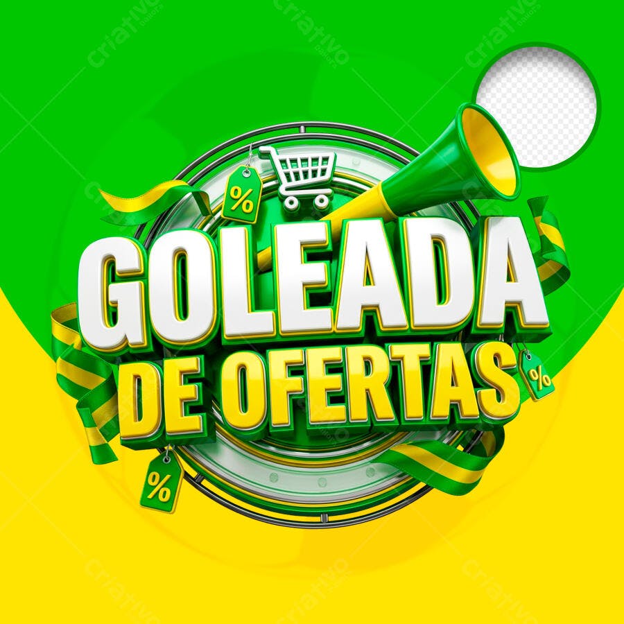 Post Instagram Goleada de Ofertas Copa PSD Editável