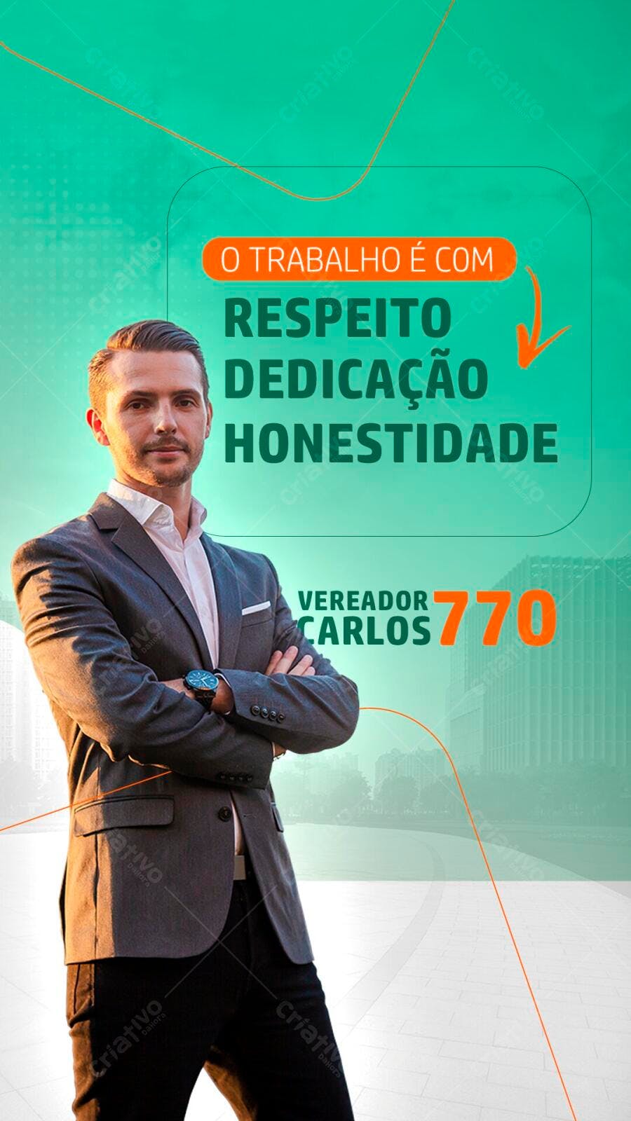 Story Político Vereador Candidato PSD Editável