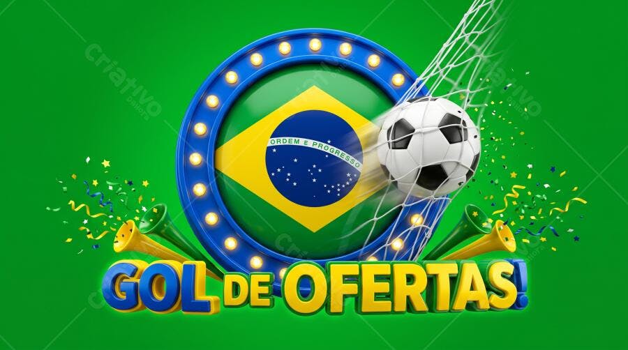 Gol de Ofertas Futebol Brasil Copa do Mundo Promoção