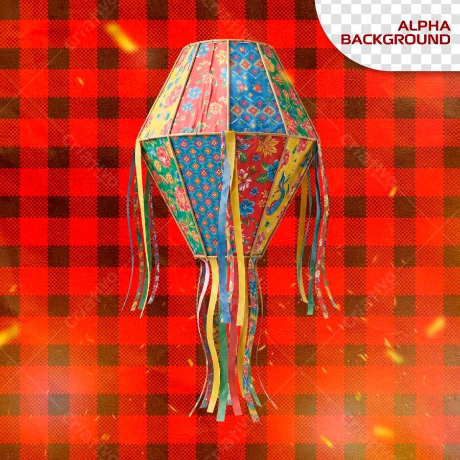 Balão Festa Junina São João PSD Editável