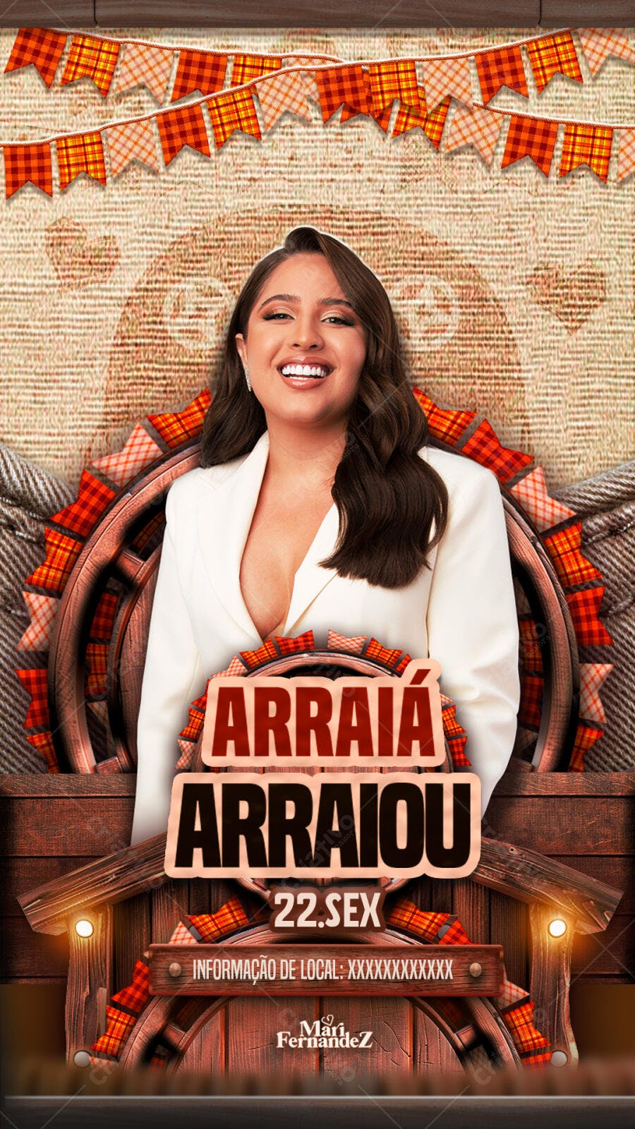 FLYER STORY ARRAIÁ ARRAIOU - MARI FERNANDES