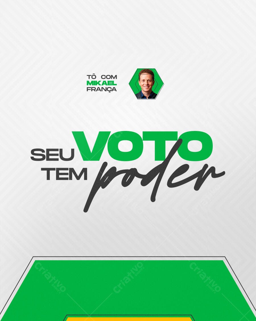 Campanha Eleitoral Política Eleição Deputado Prefeito Vereador Flyer PSD Editável