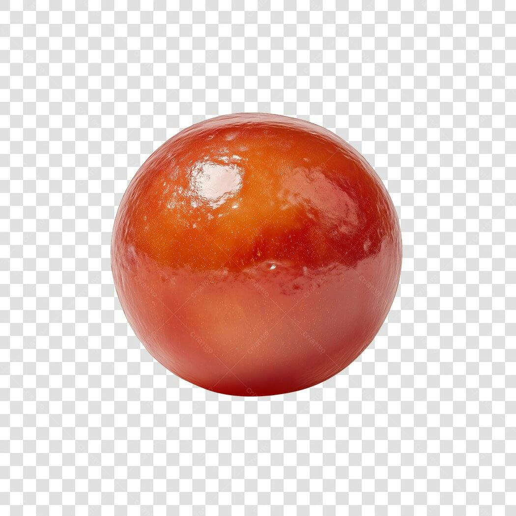 Foto Recortada Bala de Goma Vermelha PNG Fundo Transparente