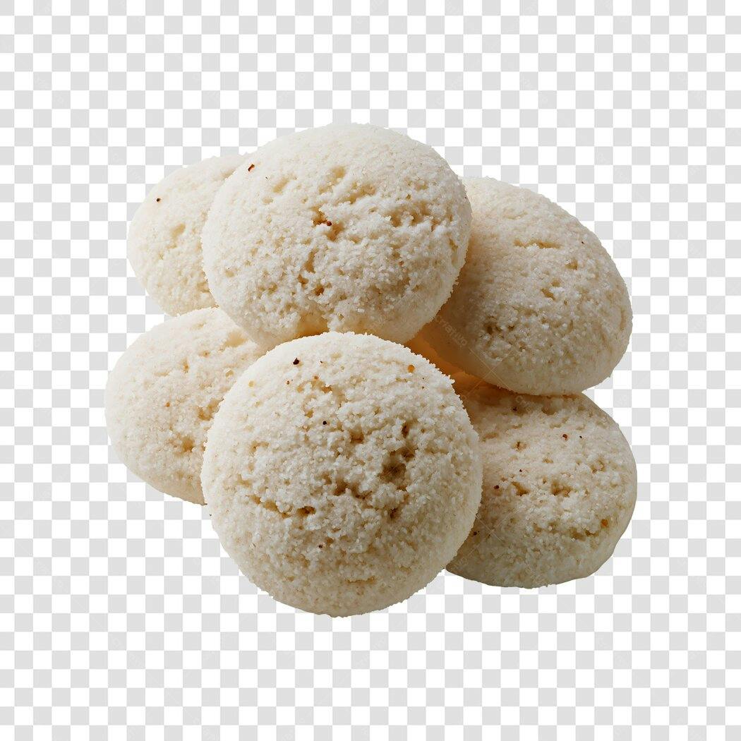 Foto Recortada Biscoitos de Nata com Coco PNG Fundo Transparente