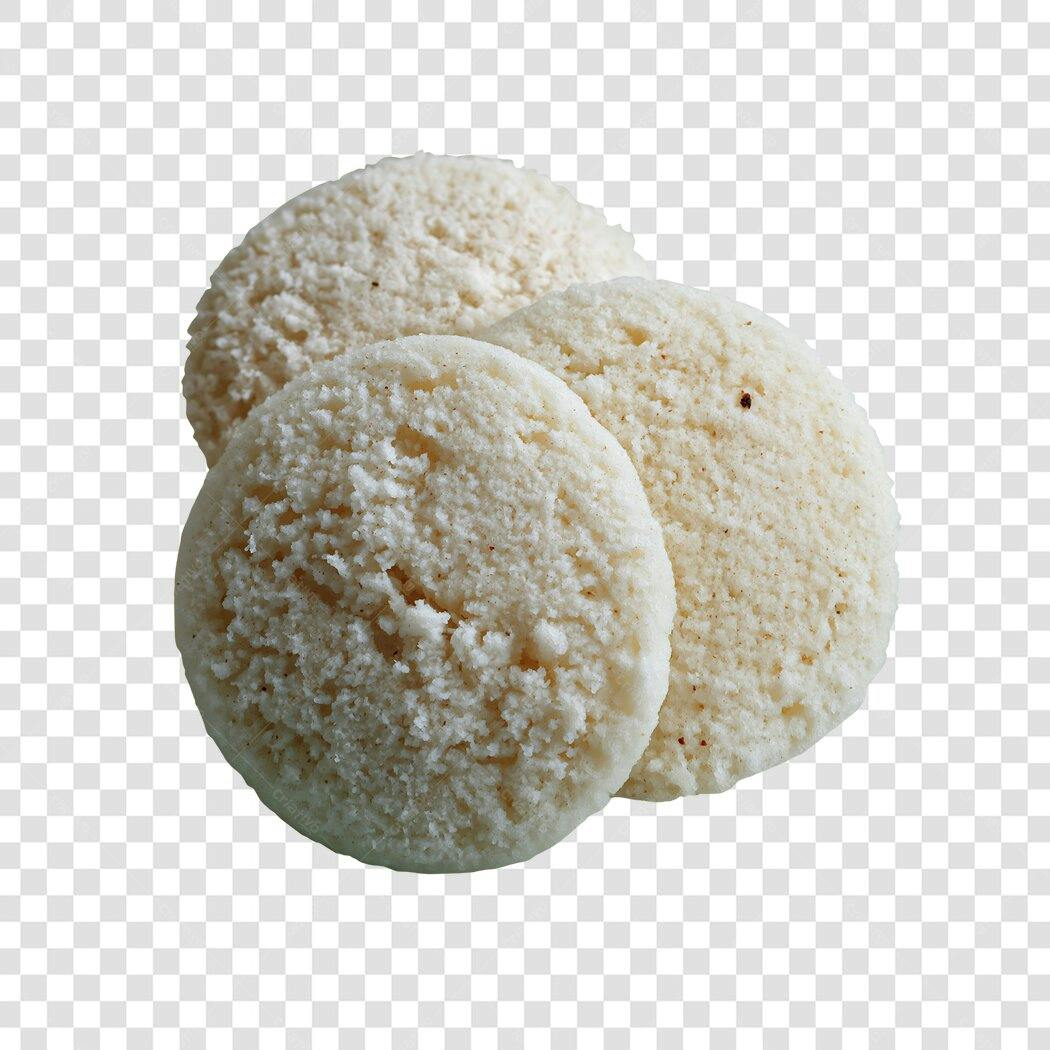 Foto Recortada Idli Comida Indiana PNG Fundo Transparente