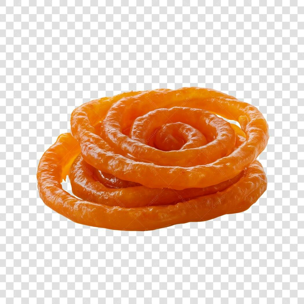 Foto Recortada Jalebi Doce Indiano Fundo Transparente PNG