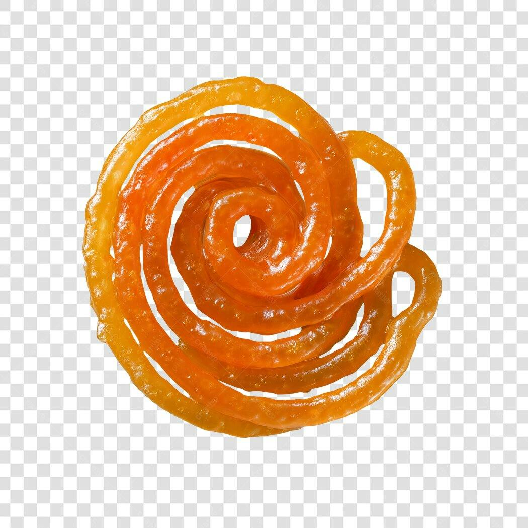 Foto Recortada Jalebi Doce Indiano Fundo Transparente PNG
