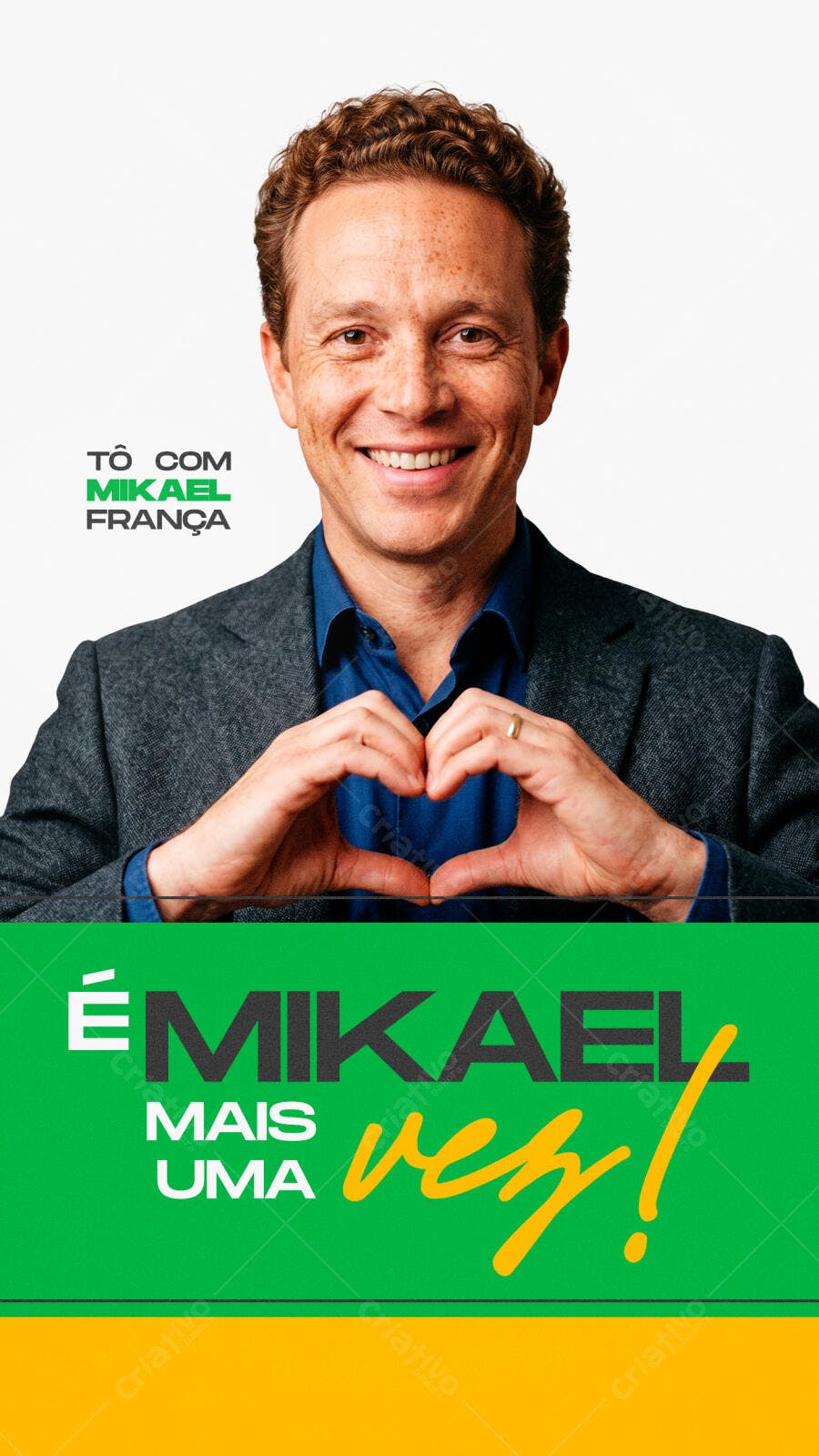 Campanha Eleitoral Política Eleição Deputado Prefeito Vereador Flyer PSD Editável