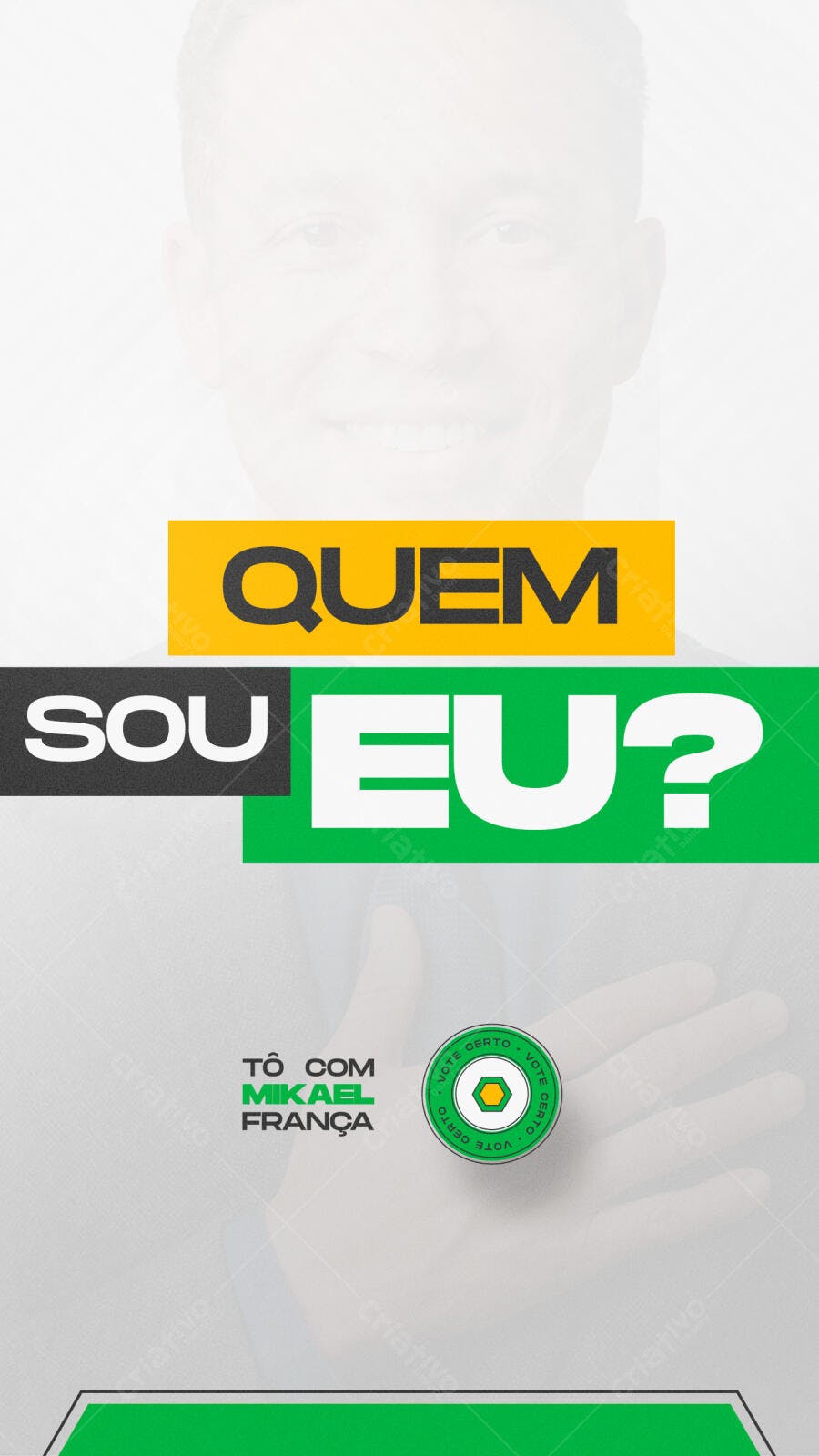 Campanha Eleitoral Política Eleição Deputado Prefeito Vereador Flyer PSD Editável