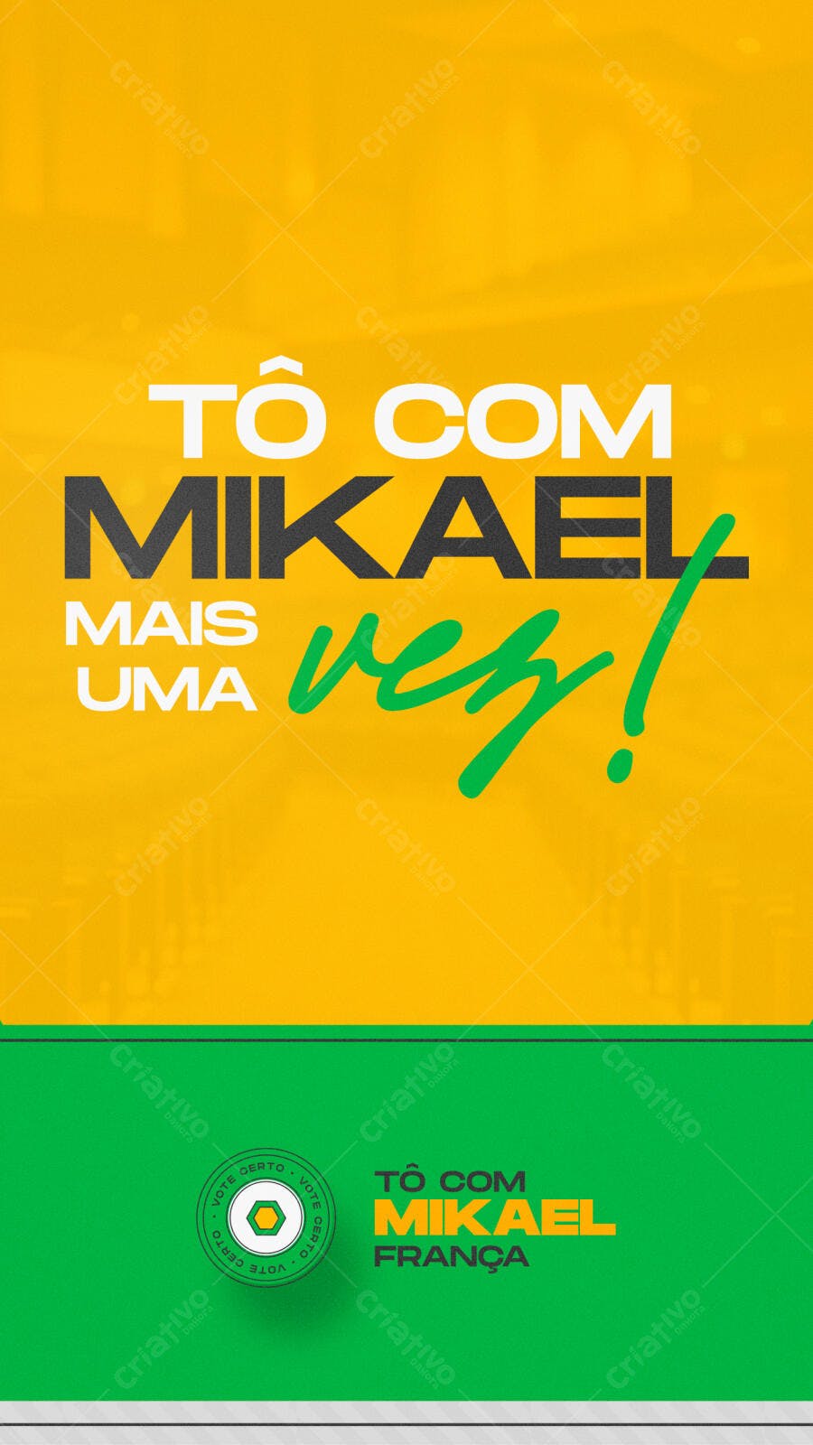 Campanha Eleitoral Política Eleição Deputado Prefeito Vereador Flyer PSD Editável