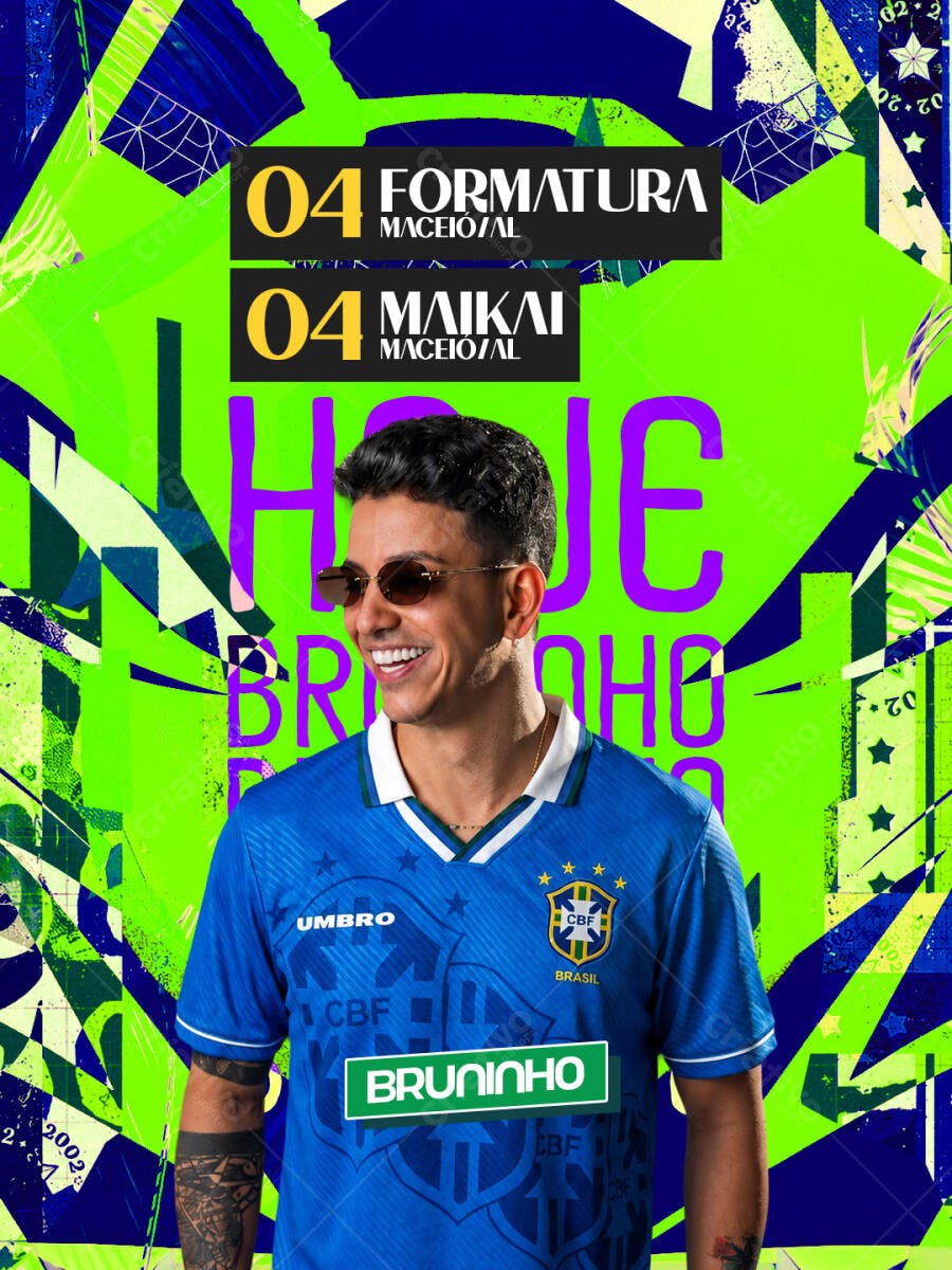 Flyer Formatura Maikai Maceió Evento PSD Editável