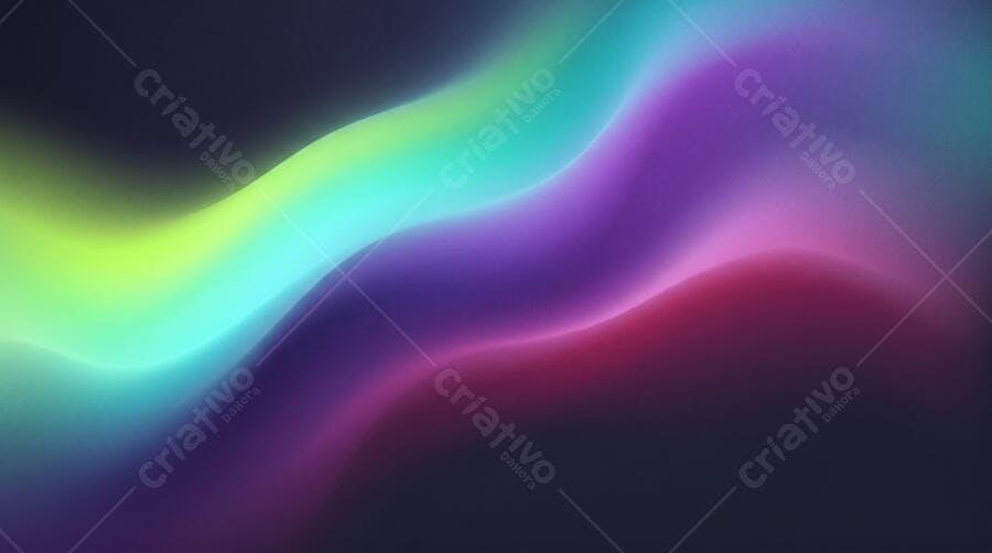 Textura Abstrata Gradiente Neon Ondulado Seamless para Fundo
