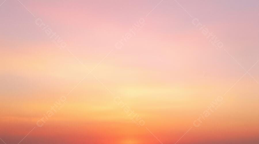 Textura Céu Pôr do Sol Gradiente Rosa Laranja para Fundo