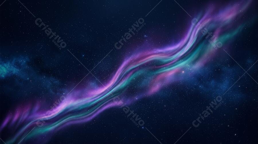 Textura Galáxia Nebulosa Abstrata Colorida para Fundo