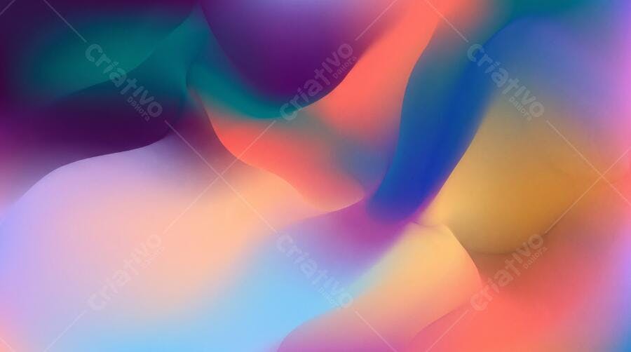 Textura Gradiente Abstrato Colorido Fluido para Fundo Digital