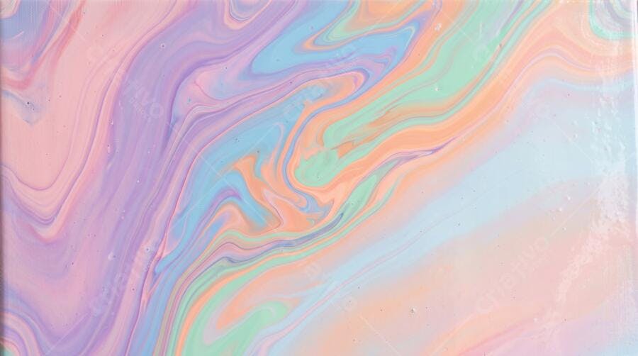 Textura Mármore Líquido Pastel Abstrato Seamless para Fundo