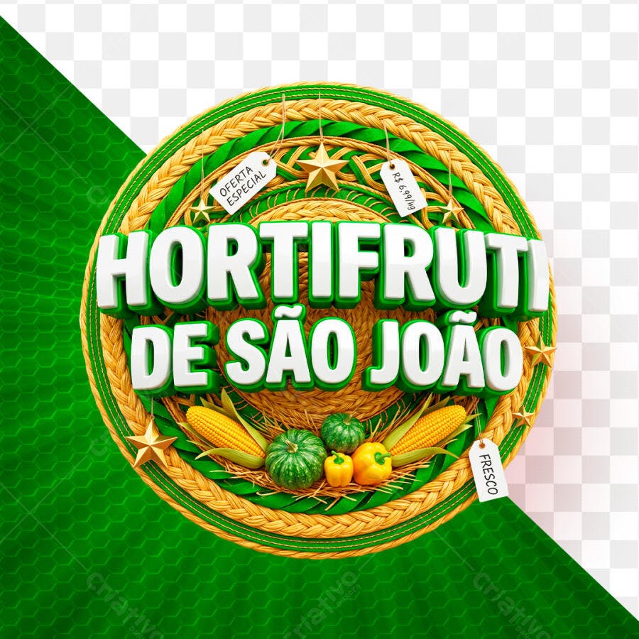Hortifruti São João Oferta Especial PSD Editável
