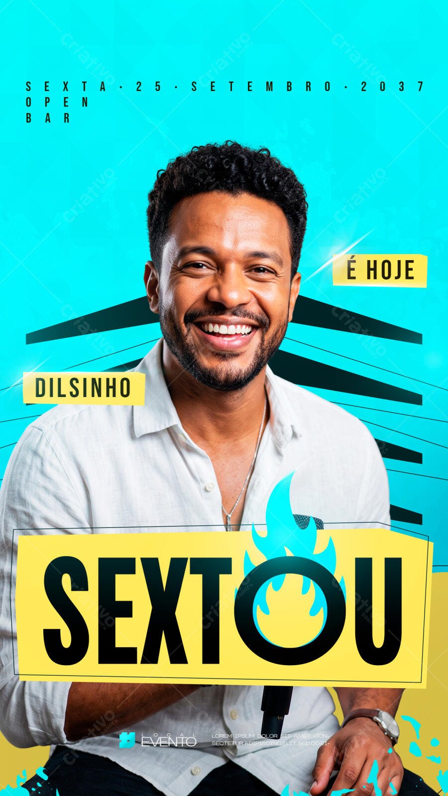 Story Sextou Balada Open Bar PSD Editável