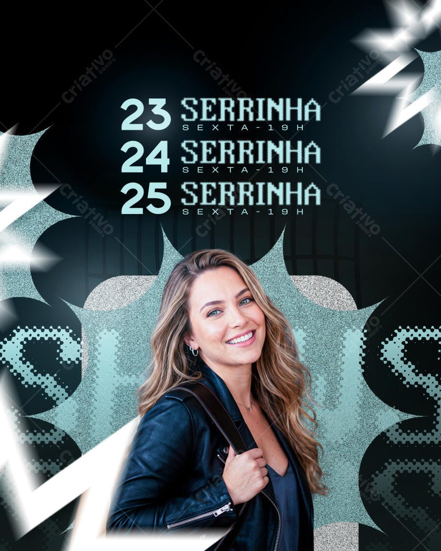 Post Instagram Show Sertanejo Serrinha PSD Editável